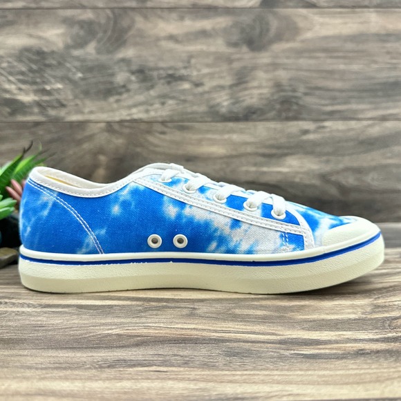 NIB Keen Elsa Lite Canvas Sneakers 9 39.5 Blue White - Picture 7 of 12